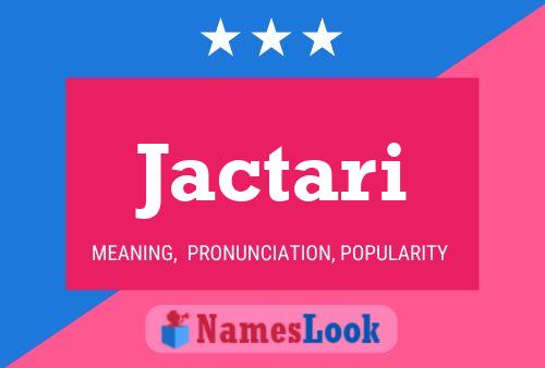 ملصق اسم Jactari