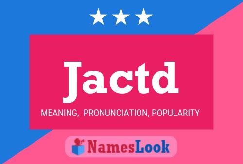 ملصق اسم Jactd