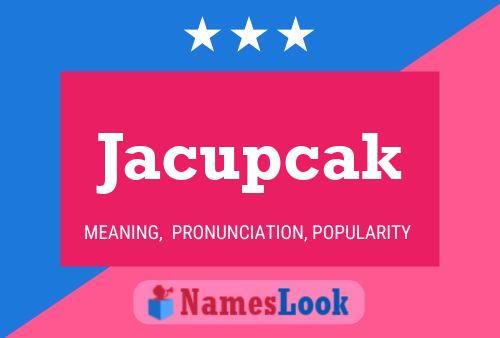 ملصق اسم Jacupcak