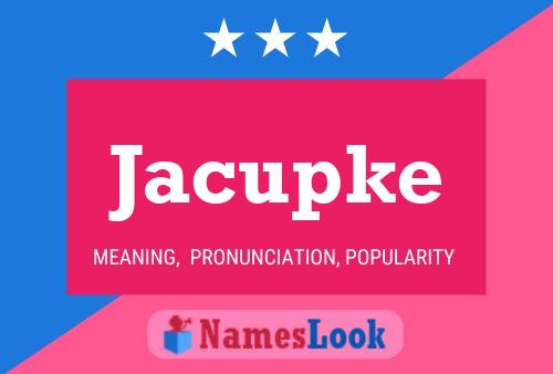 ملصق اسم Jacupke