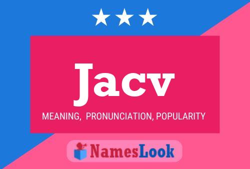 ملصق اسم Jacv