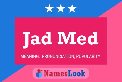 ملصق اسم Jad Med