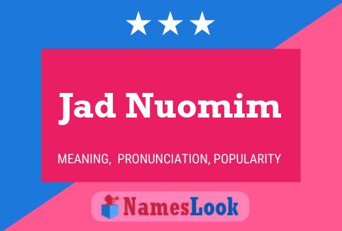 ملصق اسم Jad Nuomim