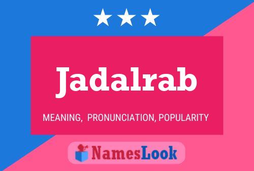 ملصق اسم Jadalrab