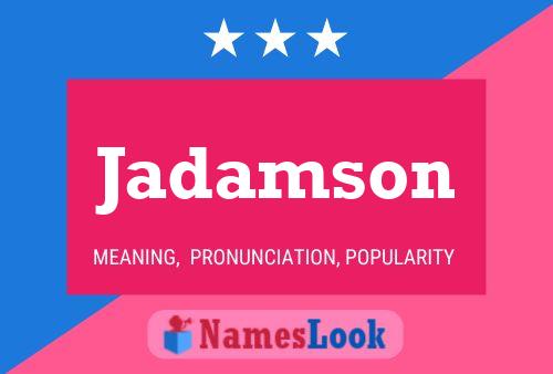 ملصق اسم Jadamson