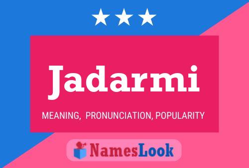 ملصق اسم Jadarmi