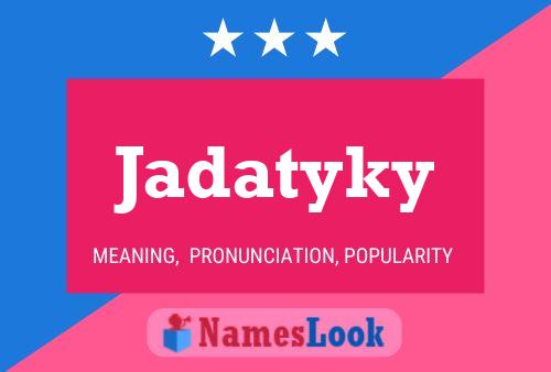 ملصق اسم Jadatyky