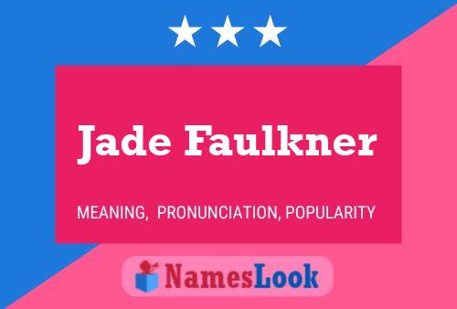 ملصق اسم Jade Faulkner