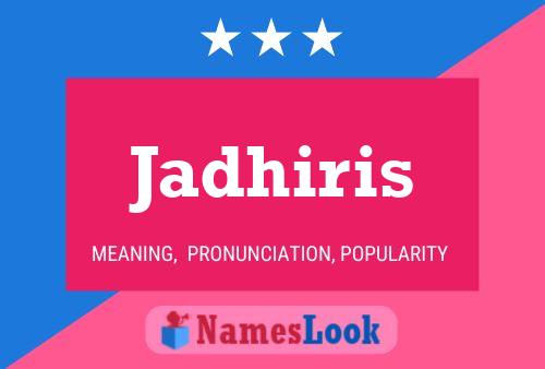 ملصق اسم Jadhiris