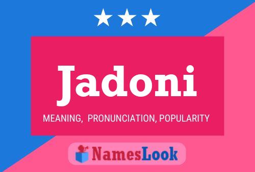 ملصق اسم Jadoni