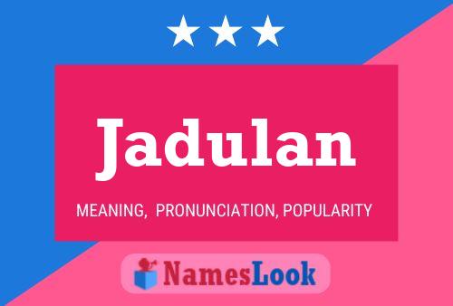 ملصق اسم Jadulan