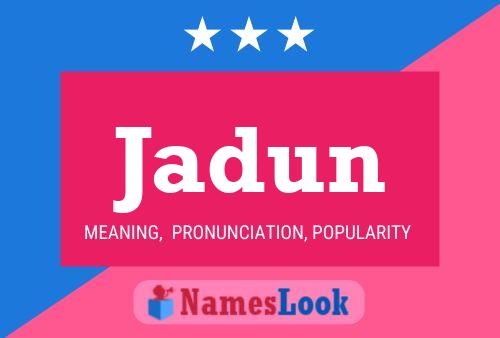 ملصق اسم Jadun