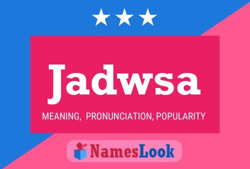 ملصق اسم Jadwsa