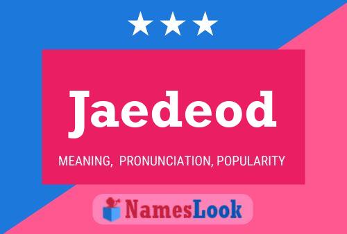 ملصق اسم Jaedeod