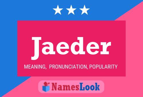 ملصق اسم Jaeder