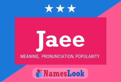 ملصق اسم Jaee