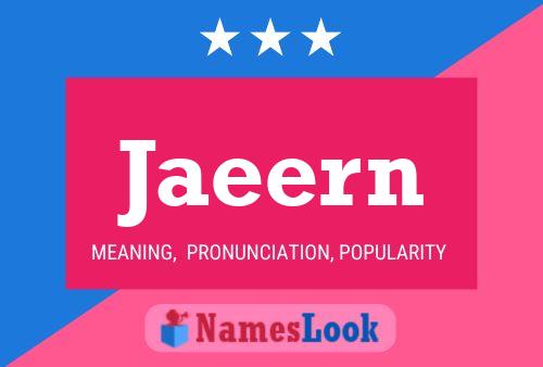 ملصق اسم Jaeern