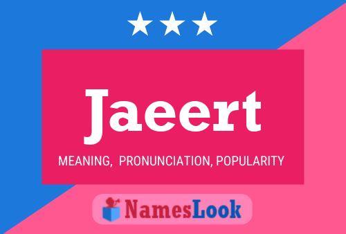 ملصق اسم Jaeert