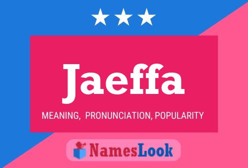 ملصق اسم Jaeffa