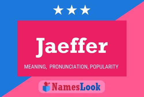 ملصق اسم Jaeffer