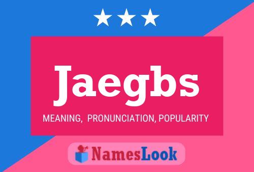 ملصق اسم Jaegbs