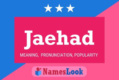 ملصق اسم Jaehad