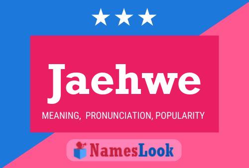 ملصق اسم Jaehwe