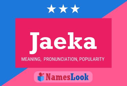 ملصق اسم Jaeka