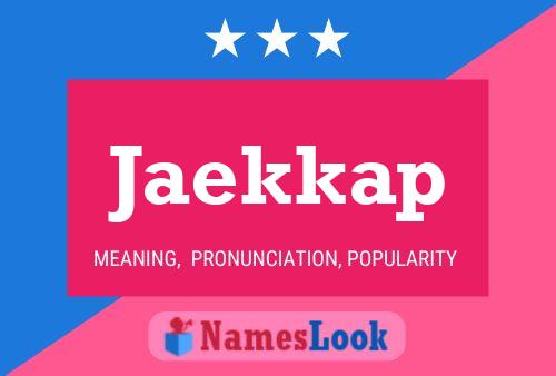 ملصق اسم Jaekkap