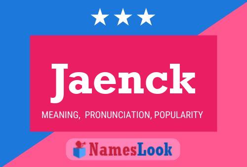 ملصق اسم Jaenck