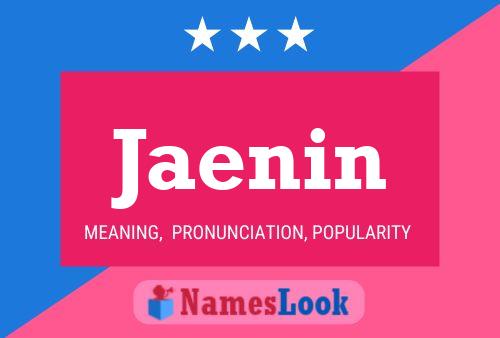 ملصق اسم Jaenin