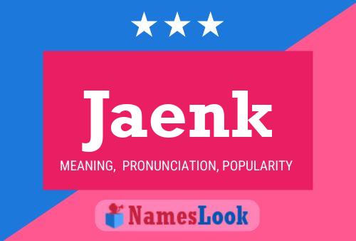 ملصق اسم Jaenk