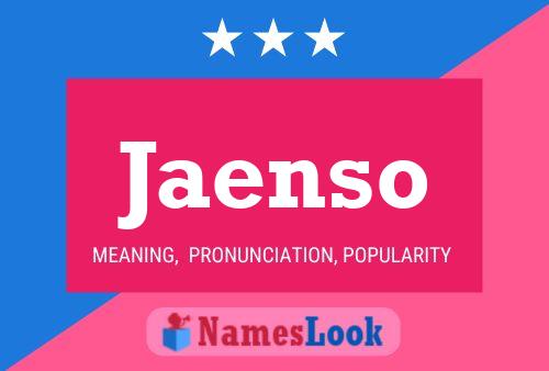 ملصق اسم Jaenso