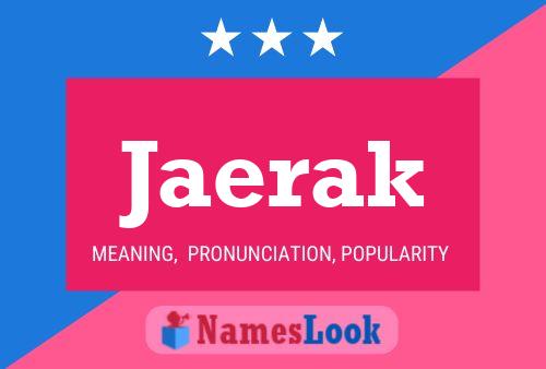 ملصق اسم Jaerak