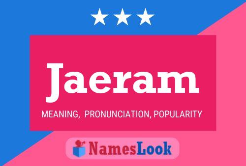 ملصق اسم Jaeram