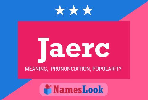 ملصق اسم Jaerc