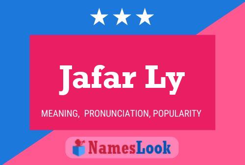 ملصق اسم Jafar Ly