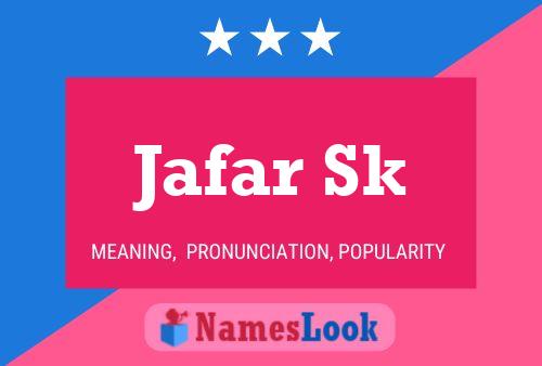 ملصق اسم Jafar Sk