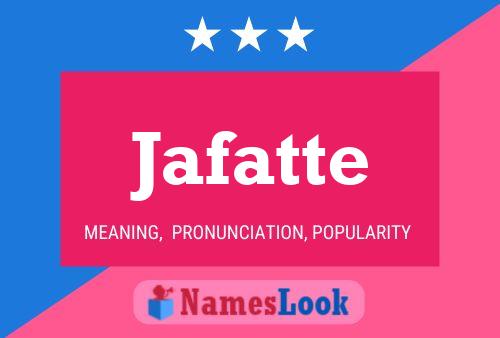 ملصق اسم Jafatte