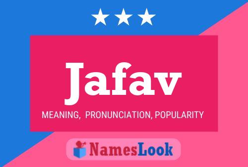 ملصق اسم Jafav