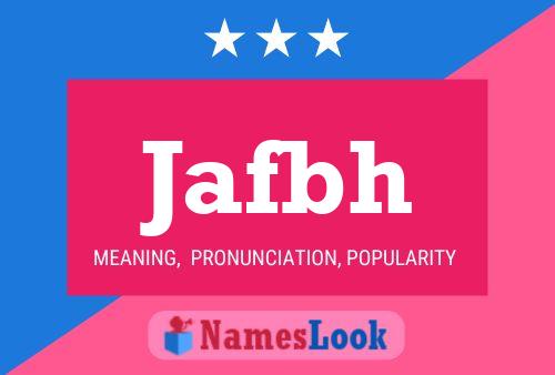 ملصق اسم Jafbh