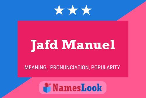 ملصق اسم Jafd Manuel