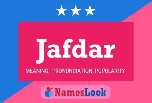 ملصق اسم Jafdar