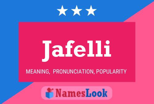 ملصق اسم Jafelli