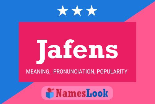 ملصق اسم Jafens