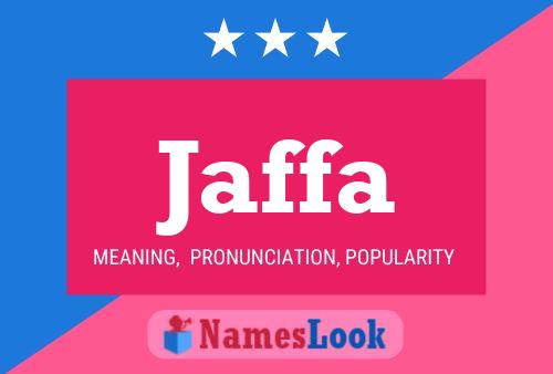 ملصق اسم Jaffa