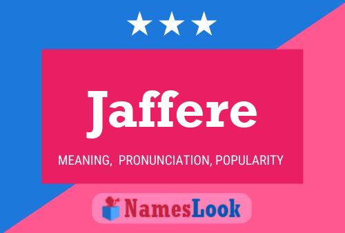 ملصق اسم Jaffere