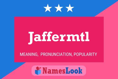 ملصق اسم Jaffermtl