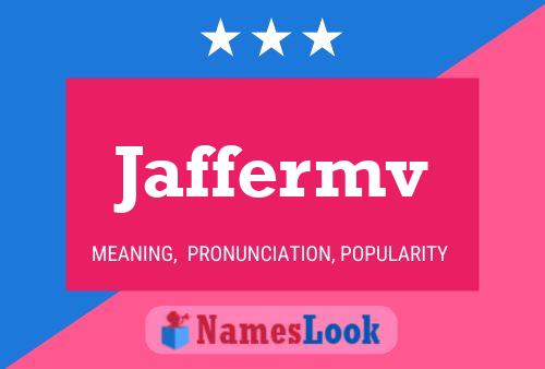 ملصق اسم Jaffermv