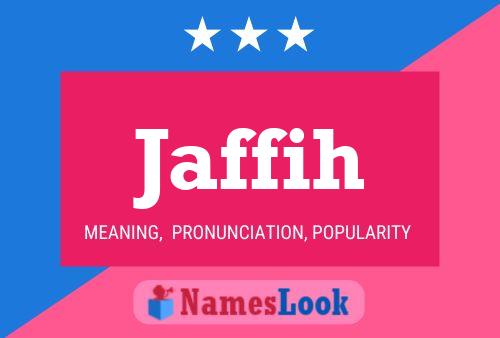 ملصق اسم Jaffih